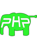download Php Elephant clipart image with 270 hue color
