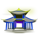 download Chinese Architecure clipart image with 225 hue color