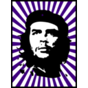 download Che With Red Background clipart image with 270 hue color
