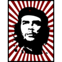 Che With Red Background