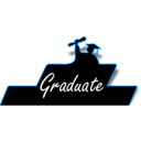 download Graduate 2 clipart image with 180 hue color