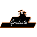 download Graduate 2 clipart image with 0 hue color