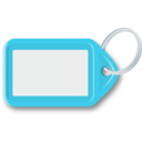 download Key Tag clipart image with 90 hue color