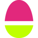 download Magenta And Blue Egg clipart image with 135 hue color