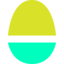 download Magenta And Blue Egg clipart image with 225 hue color