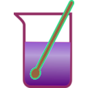 download Flask Icon clipart image with 90 hue color