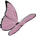 download Purple Butterfly clipart image with 45 hue color