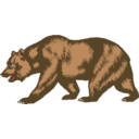 Flag Of California Bear