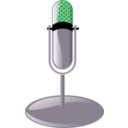 download Old Microphone Cleanup Style clipart image with 90 hue color