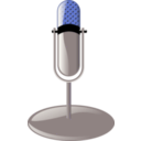 download Old Microphone Cleanup Style clipart image with 180 hue color