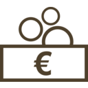 download Money Symbol clipart image with 180 hue color