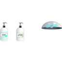 download Pink Liquid Soap clipart image with 225 hue color