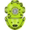 download Diving Helmet clipart image with 45 hue color