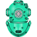 download Diving Helmet clipart image with 135 hue color