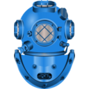 download Diving Helmet clipart image with 180 hue color