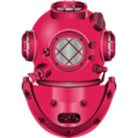download Diving Helmet clipart image with 315 hue color