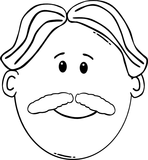 Man Face Cartoon