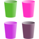 download Cups clipart image with 270 hue color