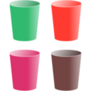 download Cups clipart image with 315 hue color
