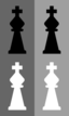 2d Chess Set King