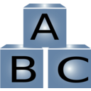 download Letter Icon clipart image with 270 hue color