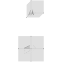 download True Length Of A Line By Rotating Its Projection clipart image with 135 hue color