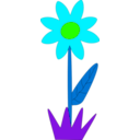 download Flower clipart image with 135 hue color