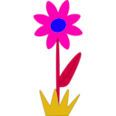download Flower clipart image with 270 hue color
