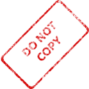 Do Not Copy Business Stamp 2