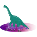 download Dinosaurio clipart image with 135 hue color