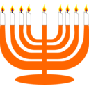 Simple Menorah For Hanukkah