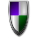 download Shield clipart image with 270 hue color