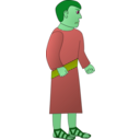 download Rich Young Man Going Away Sad clipart image with 90 hue color
