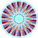 download Abstract 041 clipart image with 180 hue color