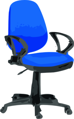Desk Chair Blue With Wheels