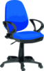 Desk Chair Blue With Wheels