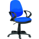 Desk Chair Blue With Wheels