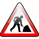 download Work Sign clipart image with 0 hue color