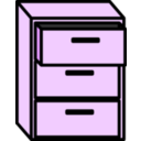 download Filing Cabinet clipart image with 225 hue color