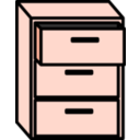 download Filing Cabinet clipart image with 315 hue color
