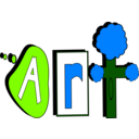 download Art clipart image with 90 hue color