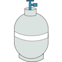 download Propane Tank clipart image with 135 hue color