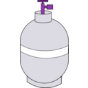 download Propane Tank clipart image with 225 hue color