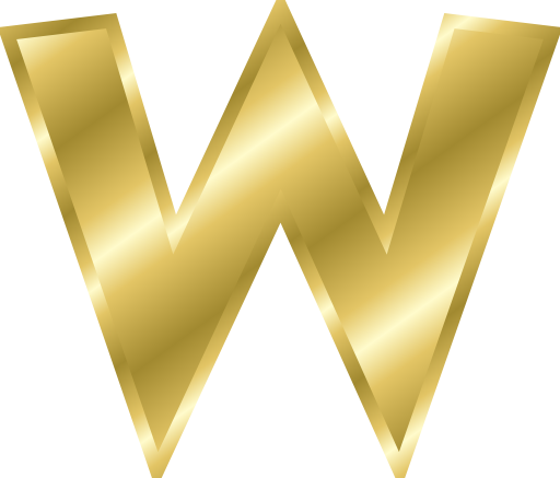 Effect Letters Alphabet Gold