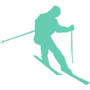 download Ski clipart image with 315 hue color