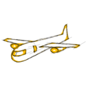 download Jet Plane clipart image with 45 hue color