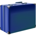 download Suitcase clipart image with 180 hue color