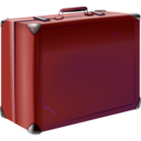 download Suitcase clipart image with 315 hue color