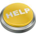 download Help Button clipart image with 45 hue color