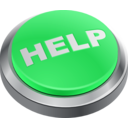 download Help Button clipart image with 135 hue color